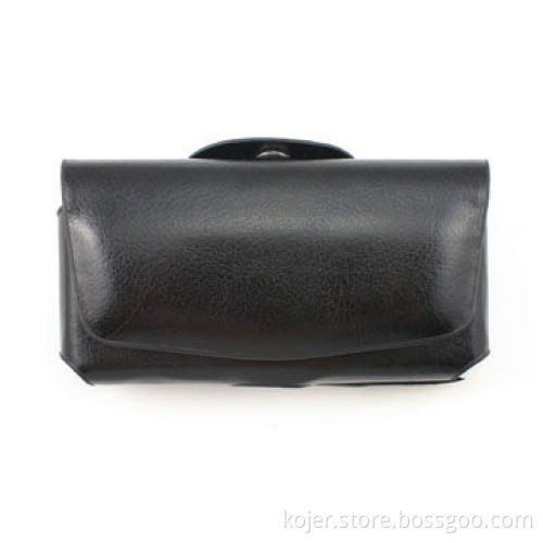 Universal Horizontal Mobile Phone Case, Made of PU Leather with Metal Clip on Back